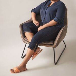 12 - Penningtons | Curvy Fit, Straight-Leg Denim Capri